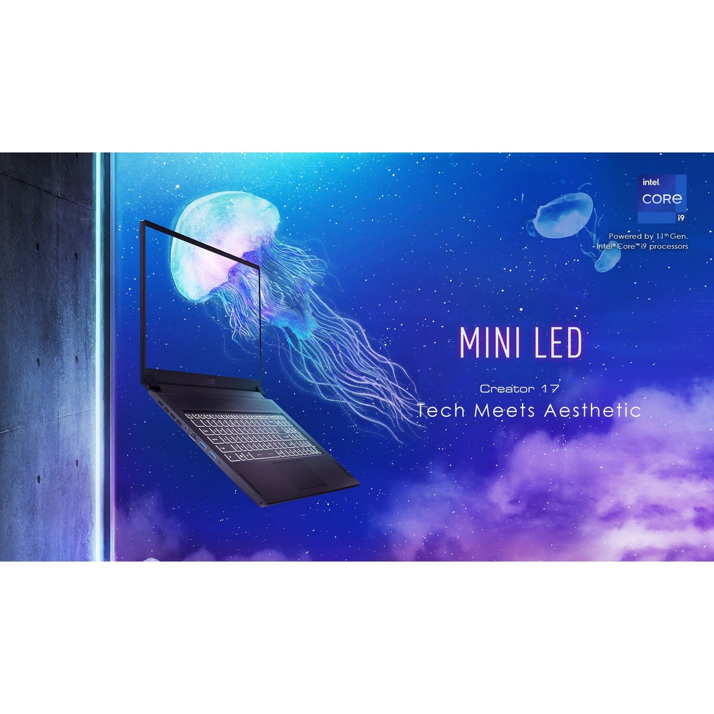 MSI Creator 17 B11UG-239 17.3" Rugged Notebook - 4K UHD - 3840 x 2160 - Intel Core i7 11th Gen i7-11800H Octa-core (8 Core) 2.40 GHz - 16 GB Total RAM - 1 TB SSD - Core Black