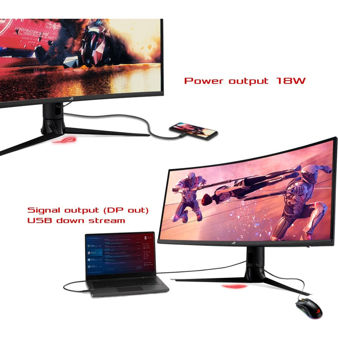 Asus ROG Strix XG349C 34.1" UW-QHD Curved Screen Gaming LCD Monitor - 21:9