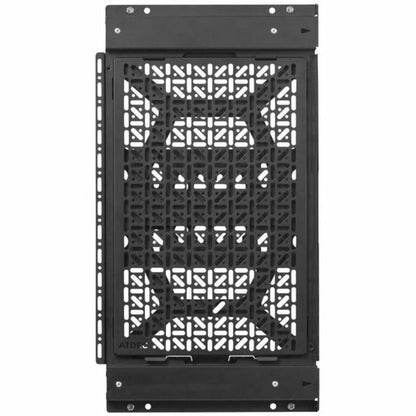 Atdec media storage sliding panel - Universal mounting hole pattern - For media and networking devices