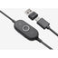 Logitech Zone 750 Wired On-Ear Headset with advanced noise-canceling microphone simple USB-C and included USB-A adapter plug-and-play compatibility for all devices