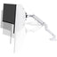 Ergotron Mounting Arm for Monitor Curved Screen Display LCD Display - White