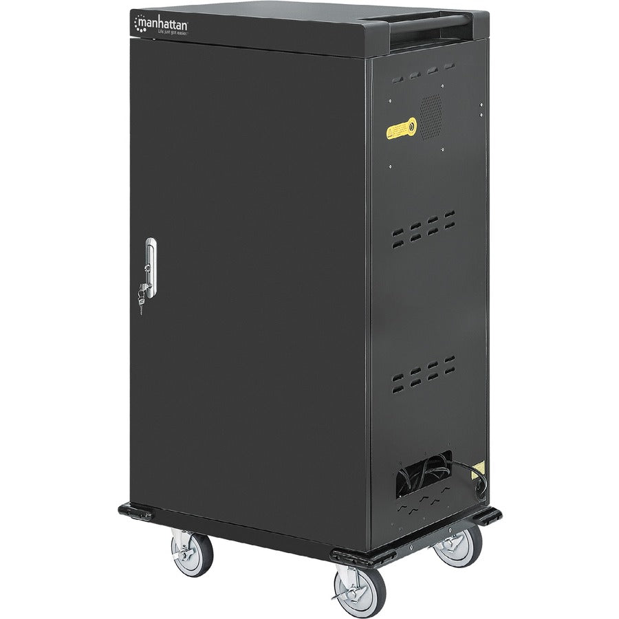 Manhattan UVC Charging Sanitizing Cart with 48 USB-A Ports and 48 AC Outlets