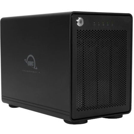 OWC ThunderBay 4 Drive Enclosure SATA/600 - Thunderbolt 3 Host Interface Desktop - Black