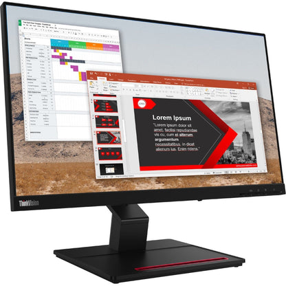 Lenovo ThinkVision T24T-20 23.8" LCD Touchscreen Monitor - 16:9 - 4 ms Extreme Mode