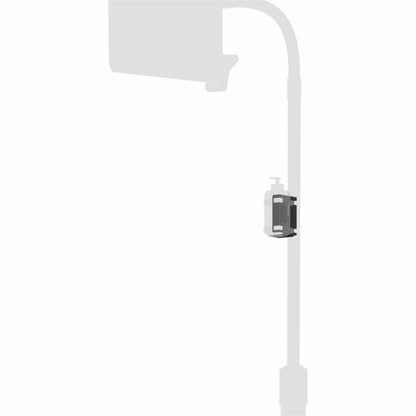 CTA Digital Metal Sanitizer Bottle Holder for Mobile Floor Stands (Black)