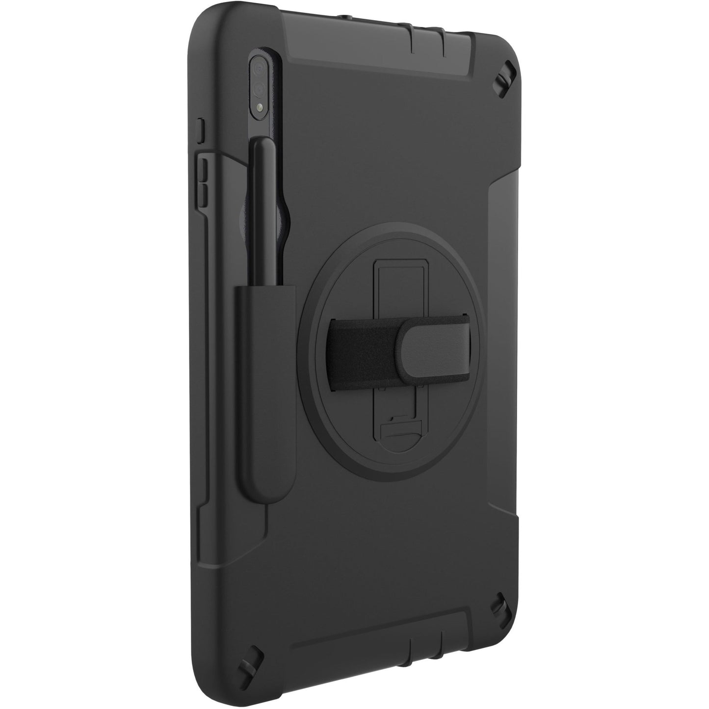 CTA Digital Protective Case with Built-in 360 Degree Rotatable Grip Kickstand & Pen Slot for Samsung Galaxy Tab S7