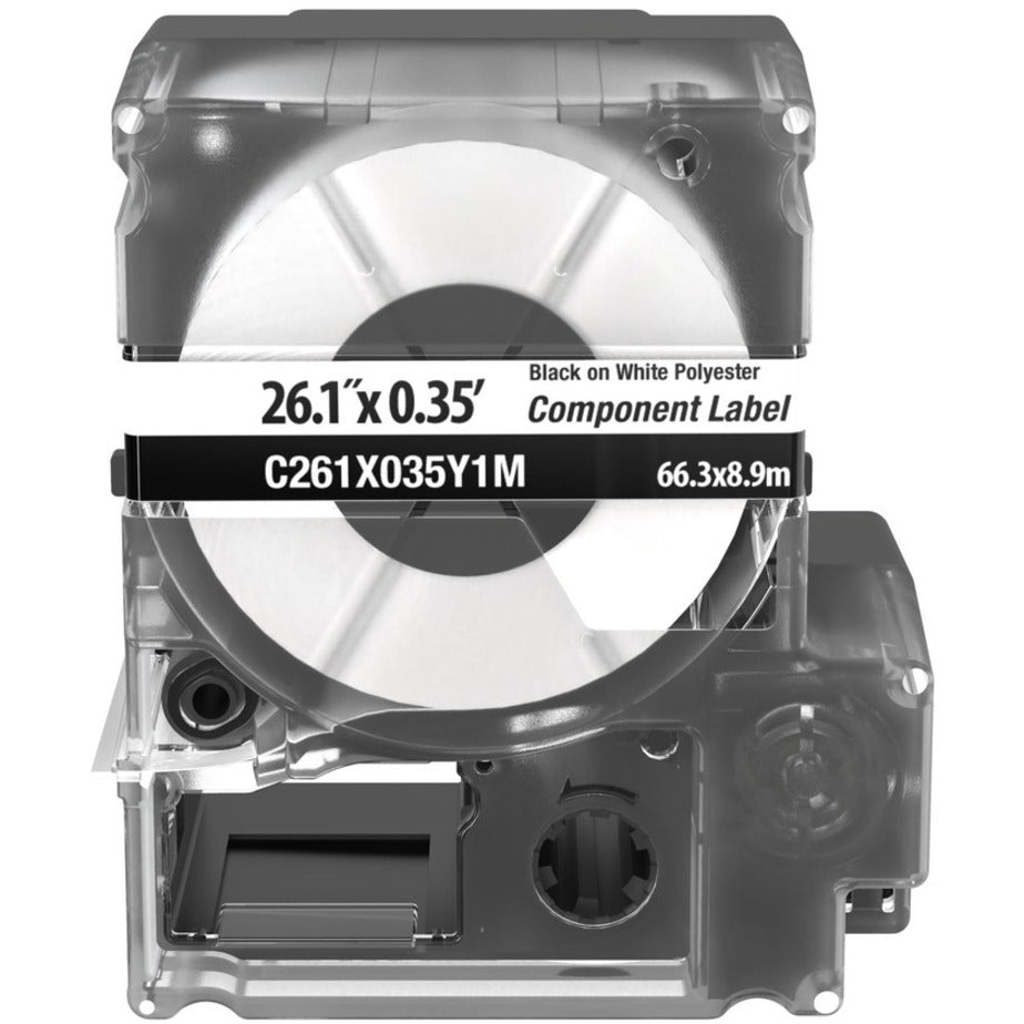 Panduit C261X035Y1M Non-Adh Poly Cass 2.61"x0.35"