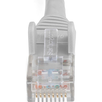 StarTech.com 25ft (7.6m) CAT6 Ethernet Cable LSZH (Low Smoke Zero Halogen) 10 GbE Snagless 100W PoE UTP RJ45 Gray Network Patch Cord ETL