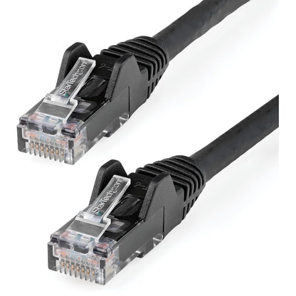 StarTech.com 30ft (9m) CAT6 Ethernet Cable LSZH (Low Smoke Zero Halogen) 10 GbE Snagless 100W PoE UTP RJ45 Black Network Patch Cord ETL