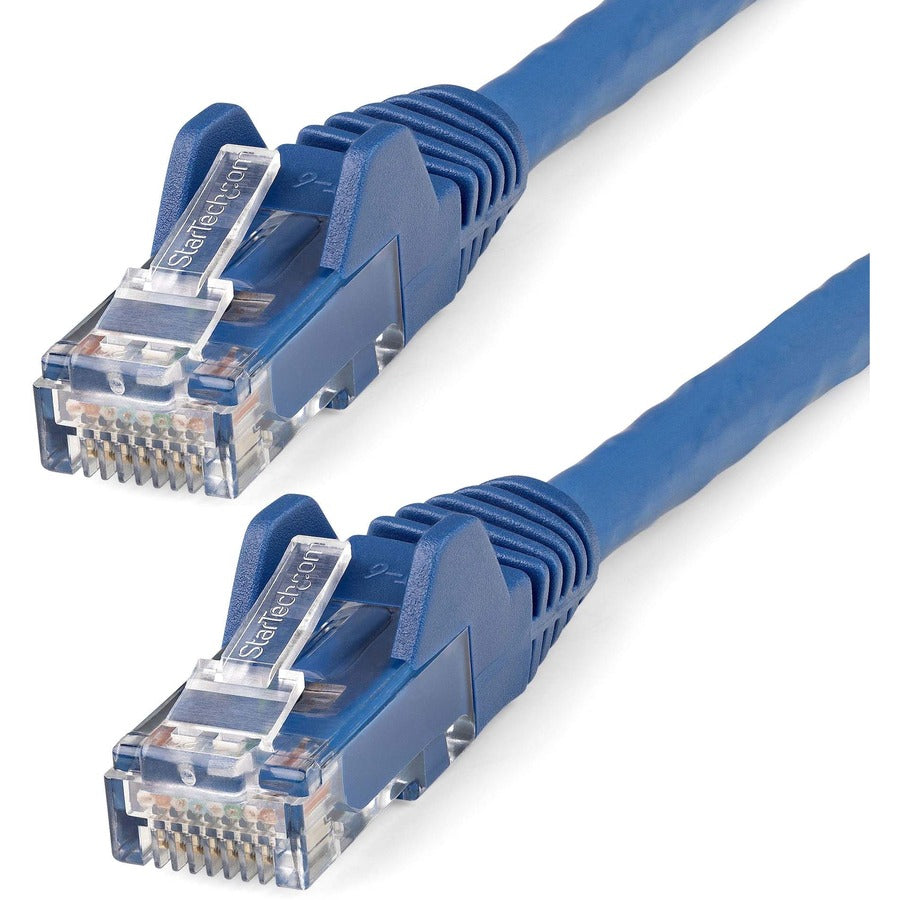 StarTech.com 35ft (10.7m) CAT6 Ethernet Cable LSZH (Low Smoke Zero Halogen) 10 GbE Snagless 100W PoE UTP RJ45 Blue Network Patch Cord ETL