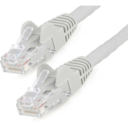 StarTech.com 35ft (10.7m) CAT6 Ethernet Cable LSZH (Low Smoke Zero Halogen) 10 GbE Snagless 100W PoE UTP RJ45 Gray Network Patch Cord ETL