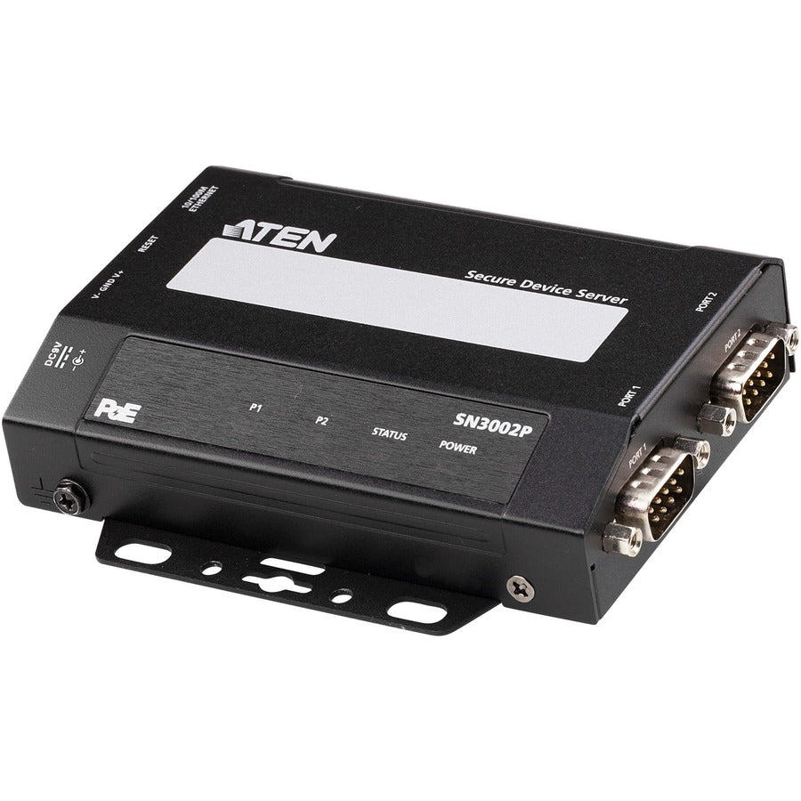 ATEN SN3002P 2-Port RS-232 Secure Device Server with PoE