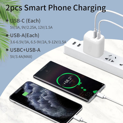 4XEM 38W USB-C and USB-A Charger