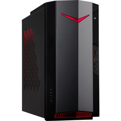 Acer Nitro N50-620-UR11 Gaming Desktop Computer - Intel Core i5 11th Gen i5-11400F Hexa-core (6 Core) 2.60 GHz - 8 GB RAM DDR4 SDRAM - 512 GB PCI Express SSD