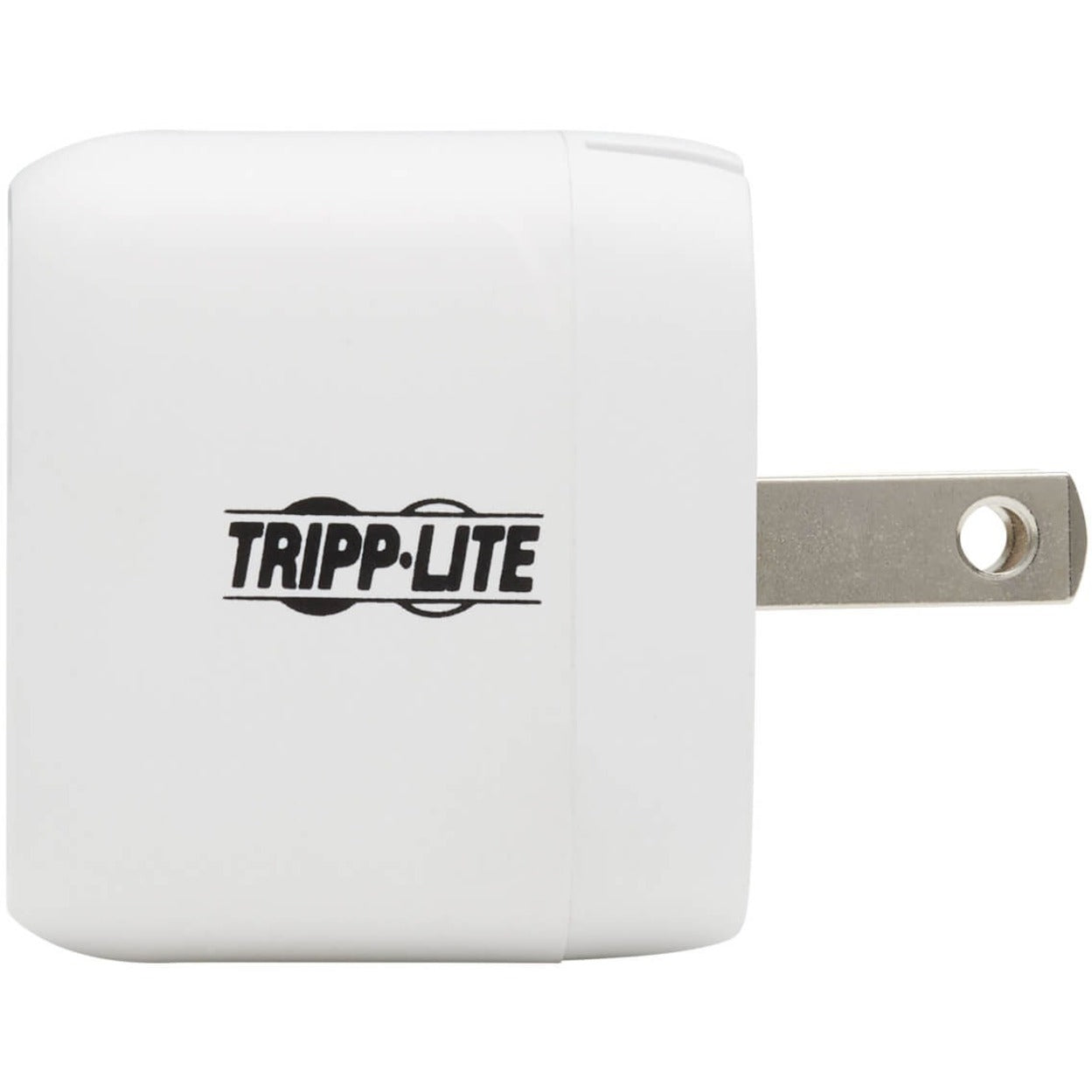 Tripp Lite Compact USB-C Wall Charger with USB-C to Lightning Cable 18W PD Charging GaN Technology White