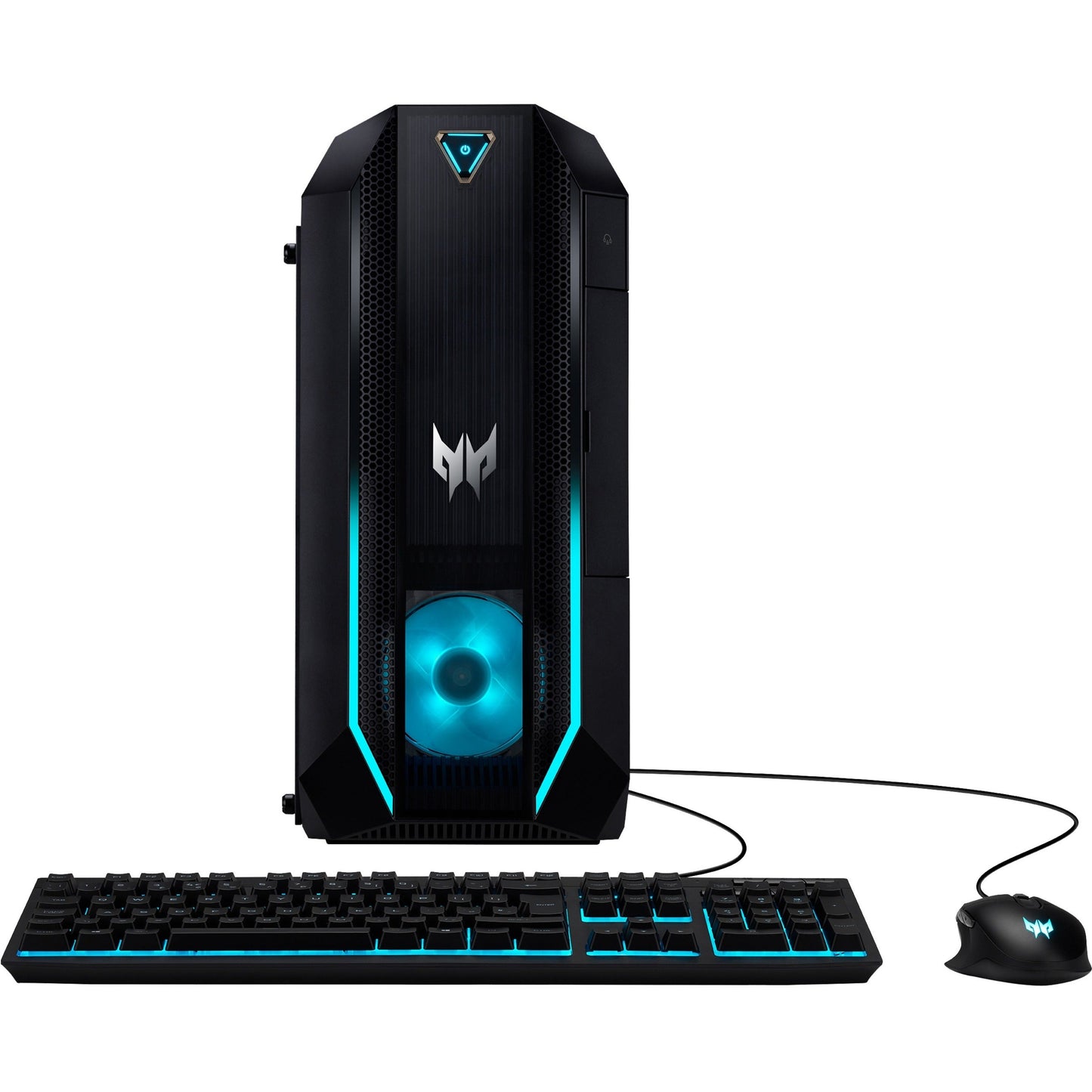 Acer Predator PO3-630-UR13 Gaming Desktop Computer - Intel Core i7 11th Gen i7-11700F Octa-core (8 Core) 2.50 GHz - 16 GB RAM DDR4 SDRAM - 1 TB HDD - 1 TB PCI Express SSD