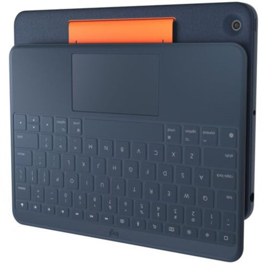 Logitech Rugged Combo 3 Touch Keyboard Case with Trackpad for iPad&reg; (7th 8th and 9th generation) - Blue (brown box)