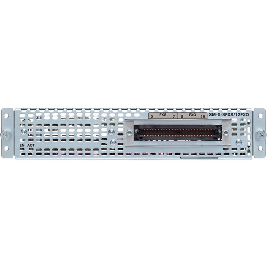 Cisco Single - Wide High Density Analog Voice Service Module with 8 FXS and 12 FXO
