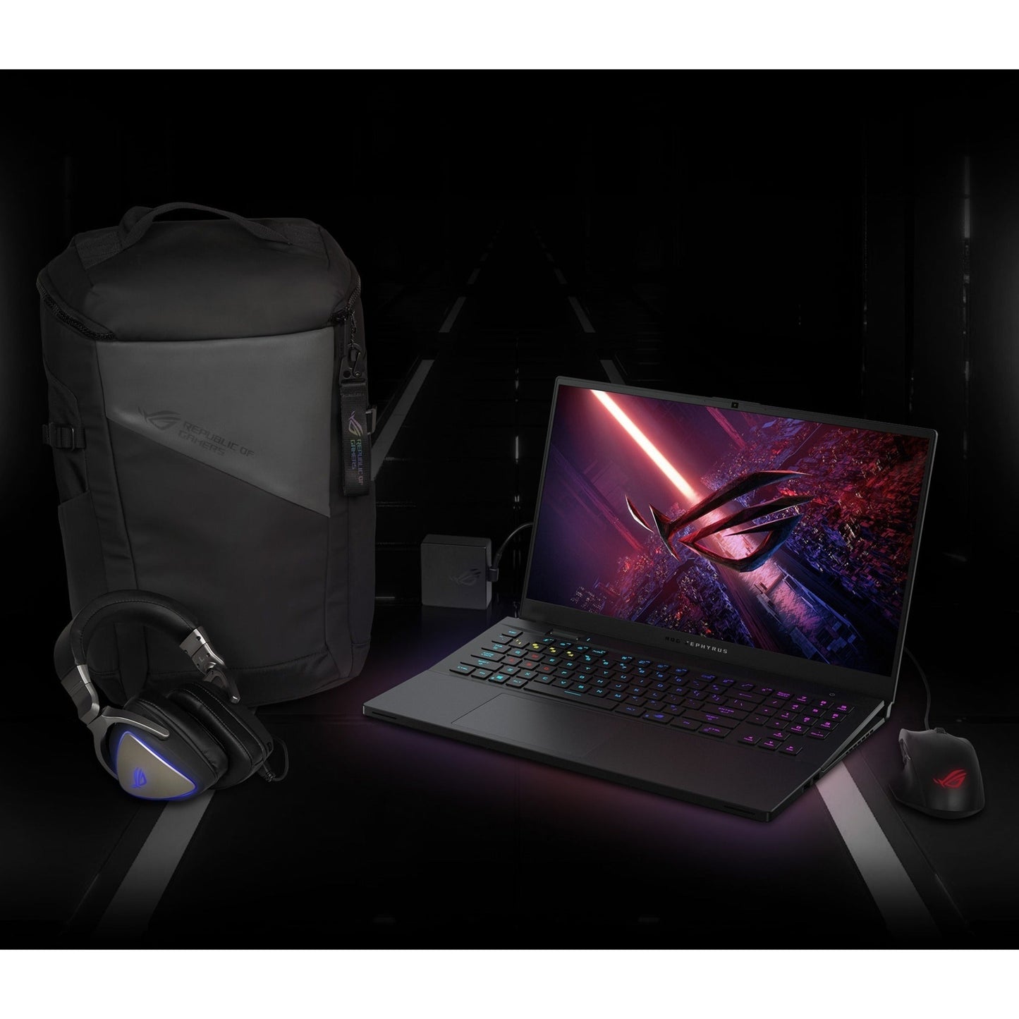 Asus ROG Zephyrus S17 GX703 GX703HR-XB96 17.3" Gaming Notebook - QHD - 2560 x 1440 - Intel Core i9 11th Gen i9-11900H Octa-core (8 Core) 2.50 GHz - 16 GB Total RAM - 1 TB SSD - Off Black