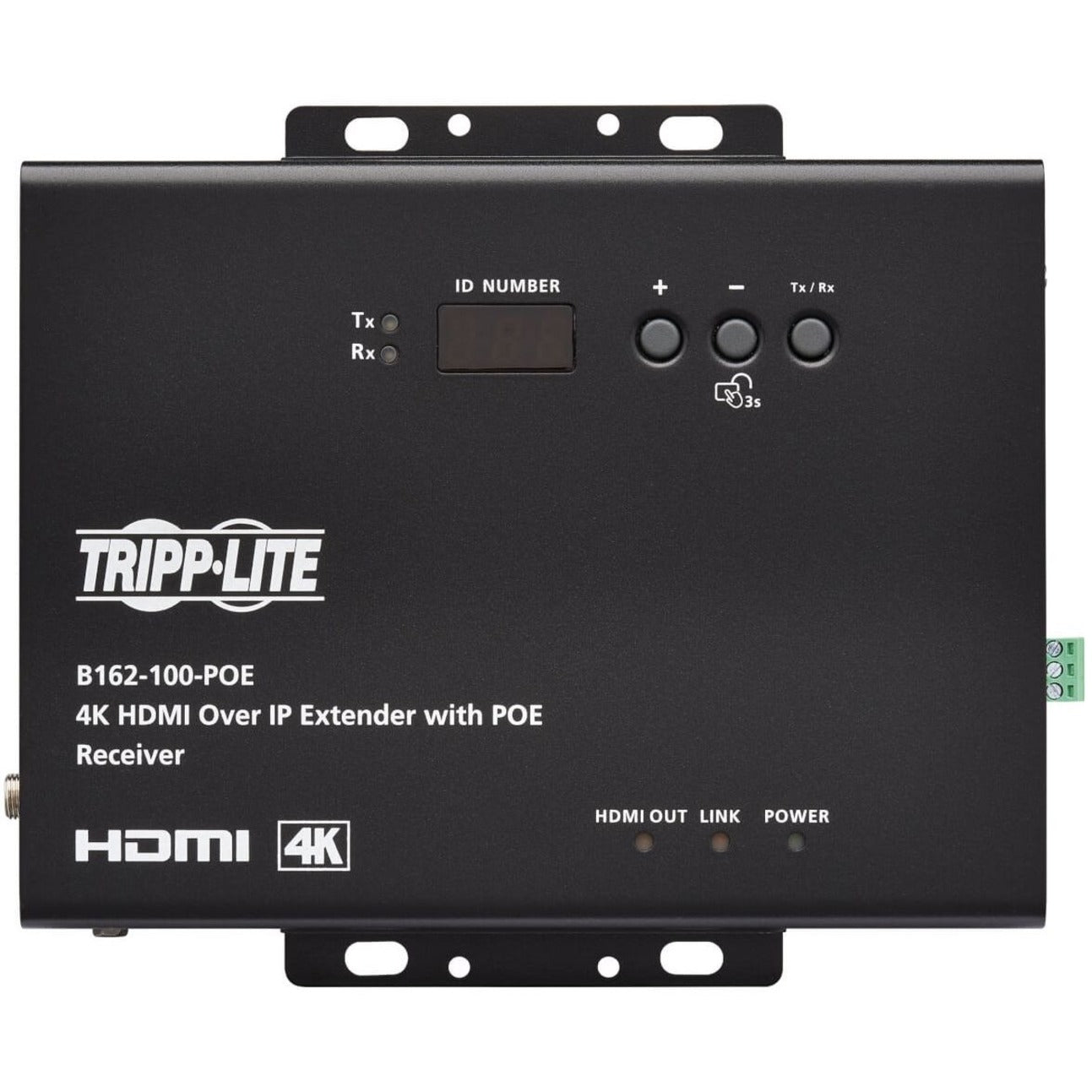 Tripp Lite HDMI over IP Extender Transmitter - 4K 4:4:4 PoE 328 ft. (100 m)