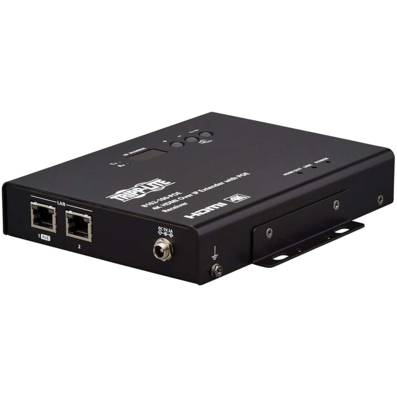 Tripp Lite HDMI over IP Extender Receiver - 4K 4:4:4 PoE 328 ft. (100 m)