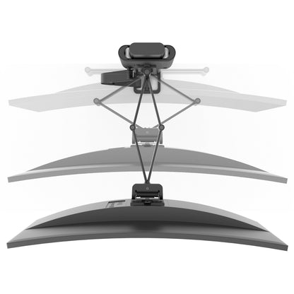 Ergotron TRACE Desk Mount for Monitor LCD Display - Matte Black