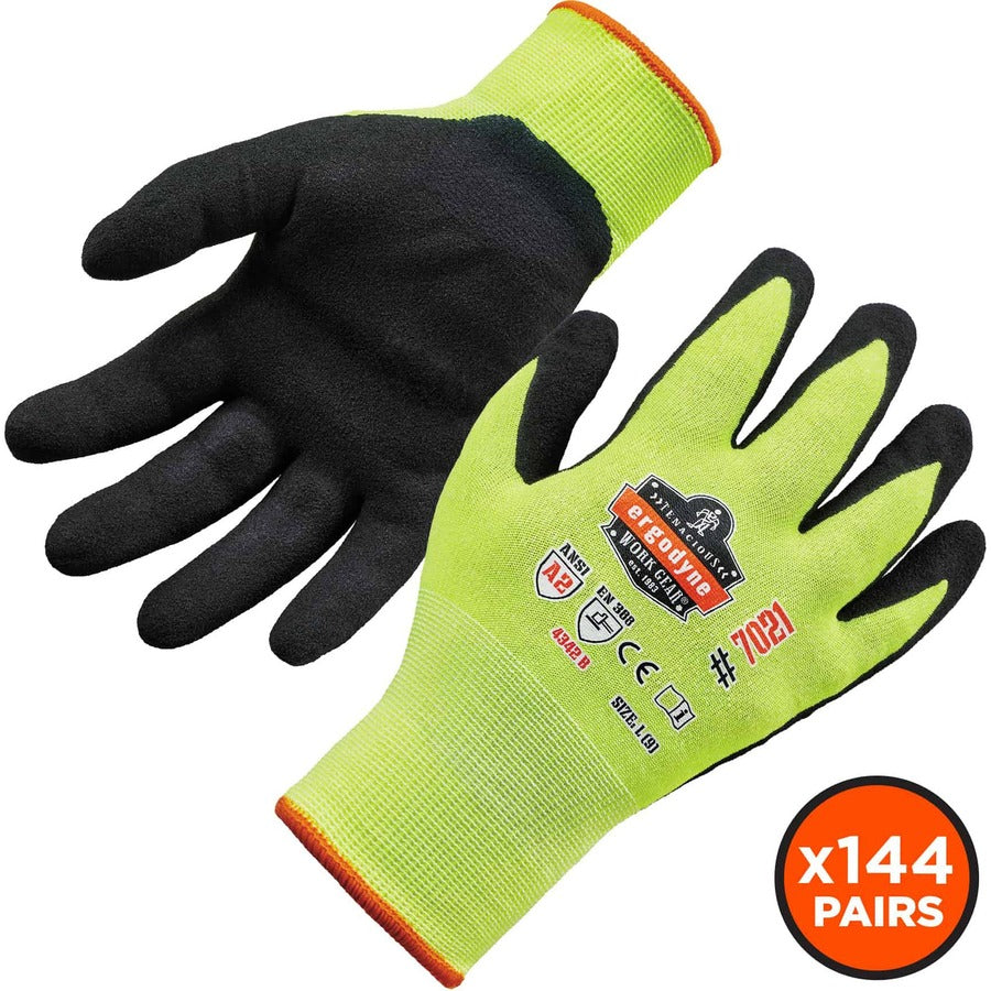 Ergodyne ProFlex 7021 Nitrile-Coated Cut-Resistant Gloves - A2 Level WSX