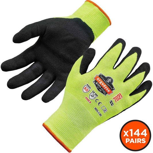 Ergodyne ProFlex 7021 Nitrile-Coated Cut-Resistant Gloves - A2 Level WSX