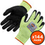 Ergodyne ProFlex 7041 Hi-Vis Nitrile-Coated Level 4 Cut Gloves