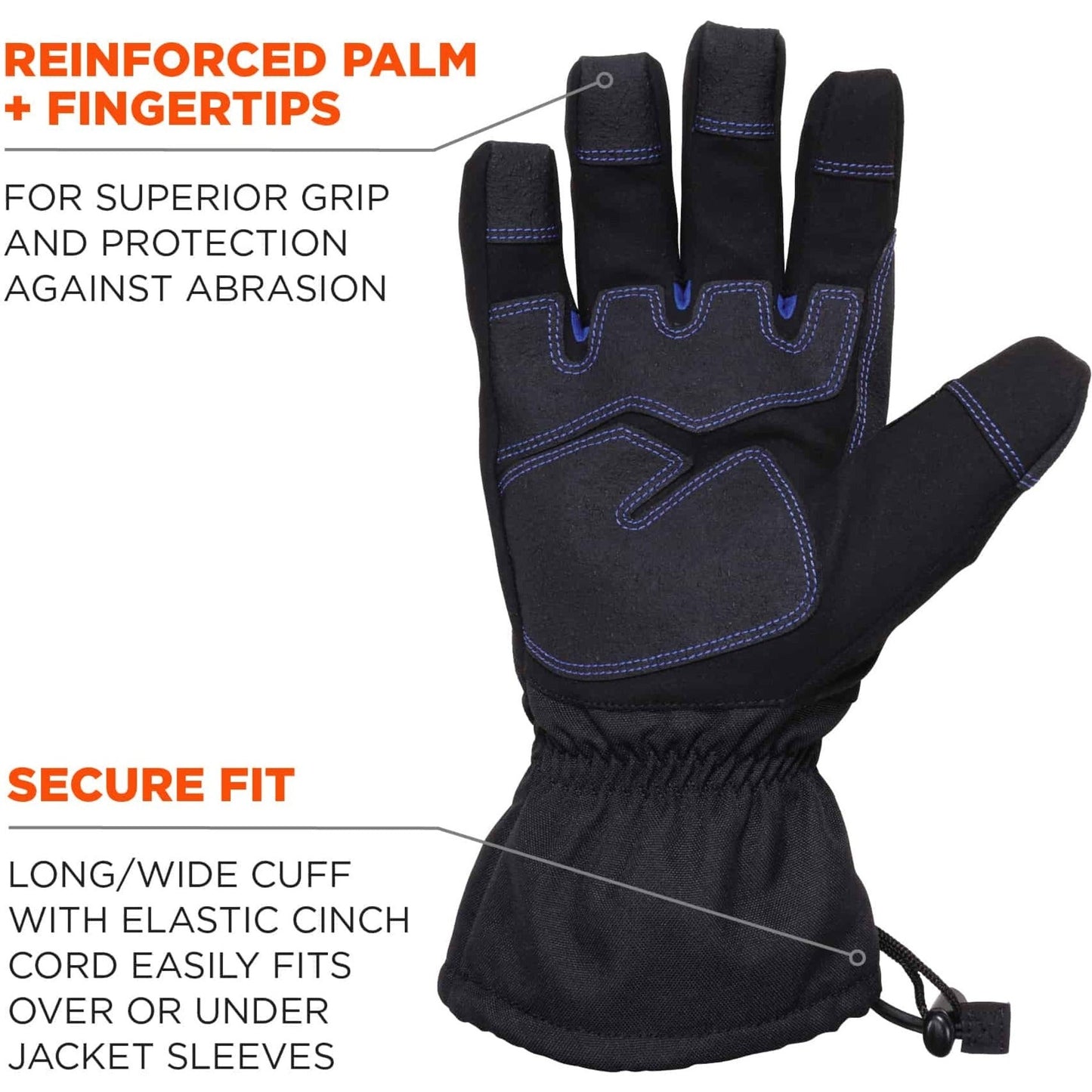 Ergodyne ProFlex 819WP Extreme Thermal Waterproof Winter Work Gloves