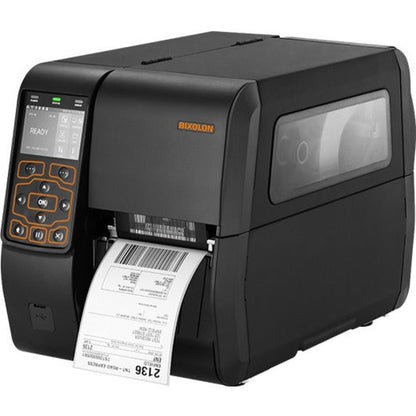 Bixolon XT5-43 Desktop Thermal Transfer Printer - Monochrome - Label Print - Ethernet - USB - USB Host - Serial - US - With Cutter - Black