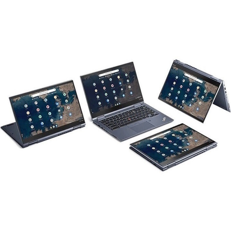 Lenovo ThinkPad C13 Yoga Gen 1 20UYS0RU00 13.3" Touchscreen Convertible 2 in 1 Chromebook - Full HD - 1920 x 1080 - AMD Athlon Gold 3150C Dual-core (2 Core) 2.40 GHz - 4 GB Total RAM - 64 GB Flash Memory - Abyss Blue
