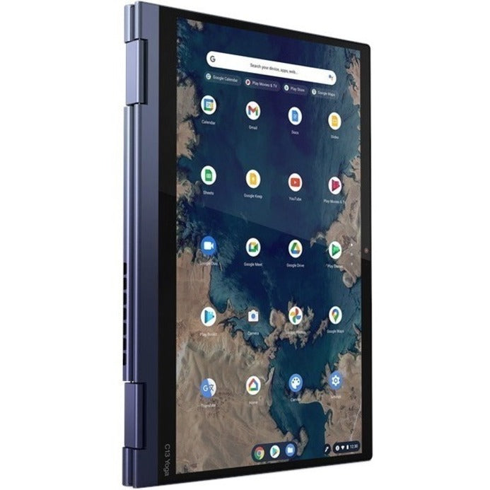 Lenovo ThinkPad C13 Yoga Gen 1 20UYS0RU00 13.3" Touchscreen Convertible 2 in 1 Chromebook - Full HD - 1920 x 1080 - AMD Athlon Gold 3150C Dual-core (2 Core) 2.40 GHz - 4 GB Total RAM - 64 GB Flash Memory - Abyss Blue