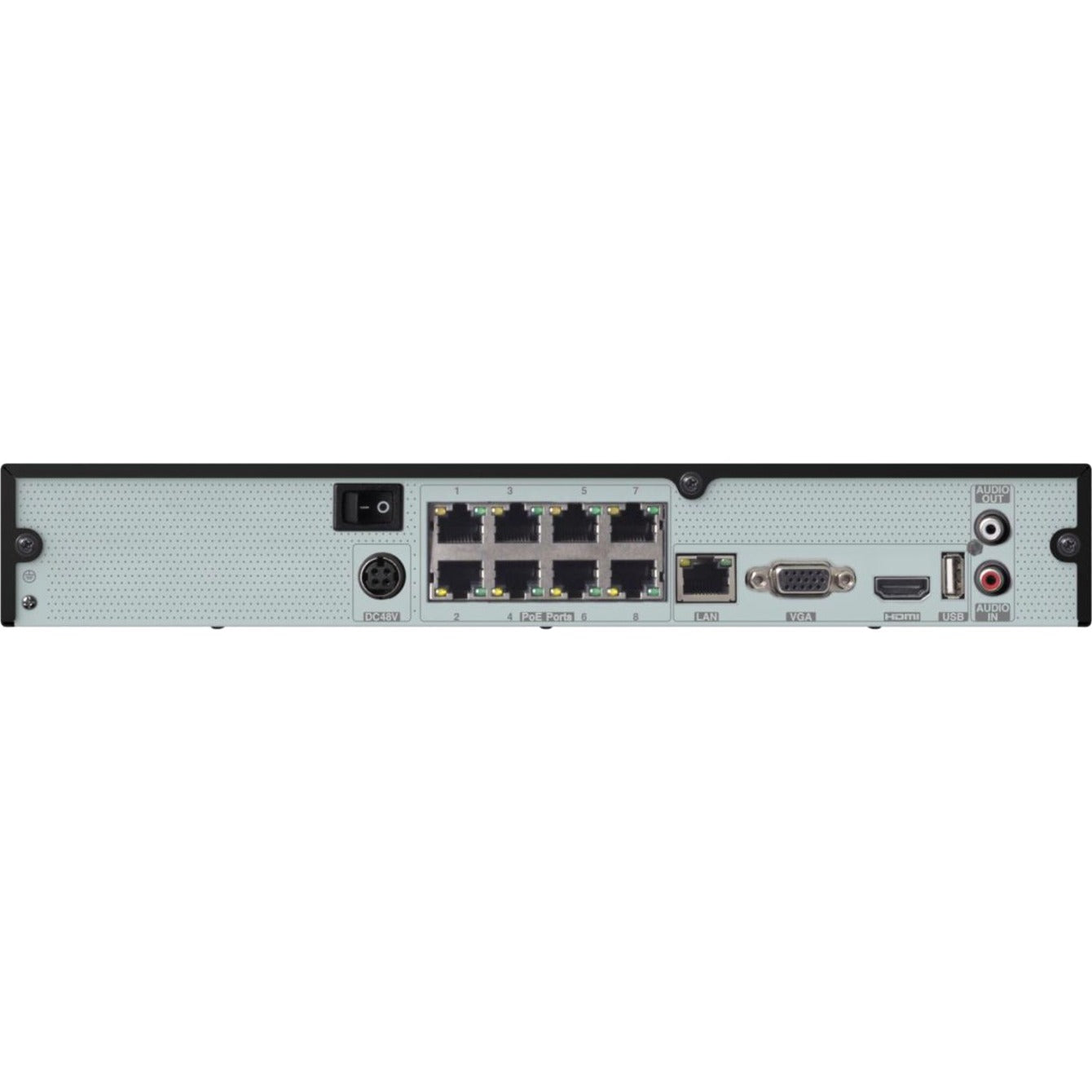 Speco 8 Channel NVR with Built-in PoE Ports - 2 TB HDD