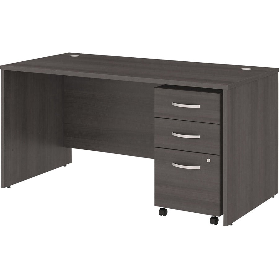 Bush Business Furniture Studio C 60W x 30D Office Desk with Mobile File Cabinet