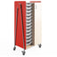 Safco Whiffle Typical Double Rolling Storage Cart