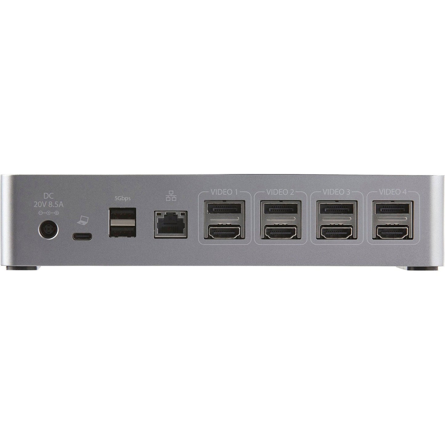 StarTech.com USB-C Dock 4K 60Hz Quad Monitor DisplayPort & HDMI Universal USB C Docking Station 100W Power Delivery USB Hub 1C/3A GbE