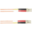 Black Box Colored Fiber OM2 50/125 Multimode Fiber Optic Patch Cable - LSZH