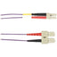 Black Box Colored Fiber OS2 9/125 Singlemode Fiber Optic Patch Cable - LSZH