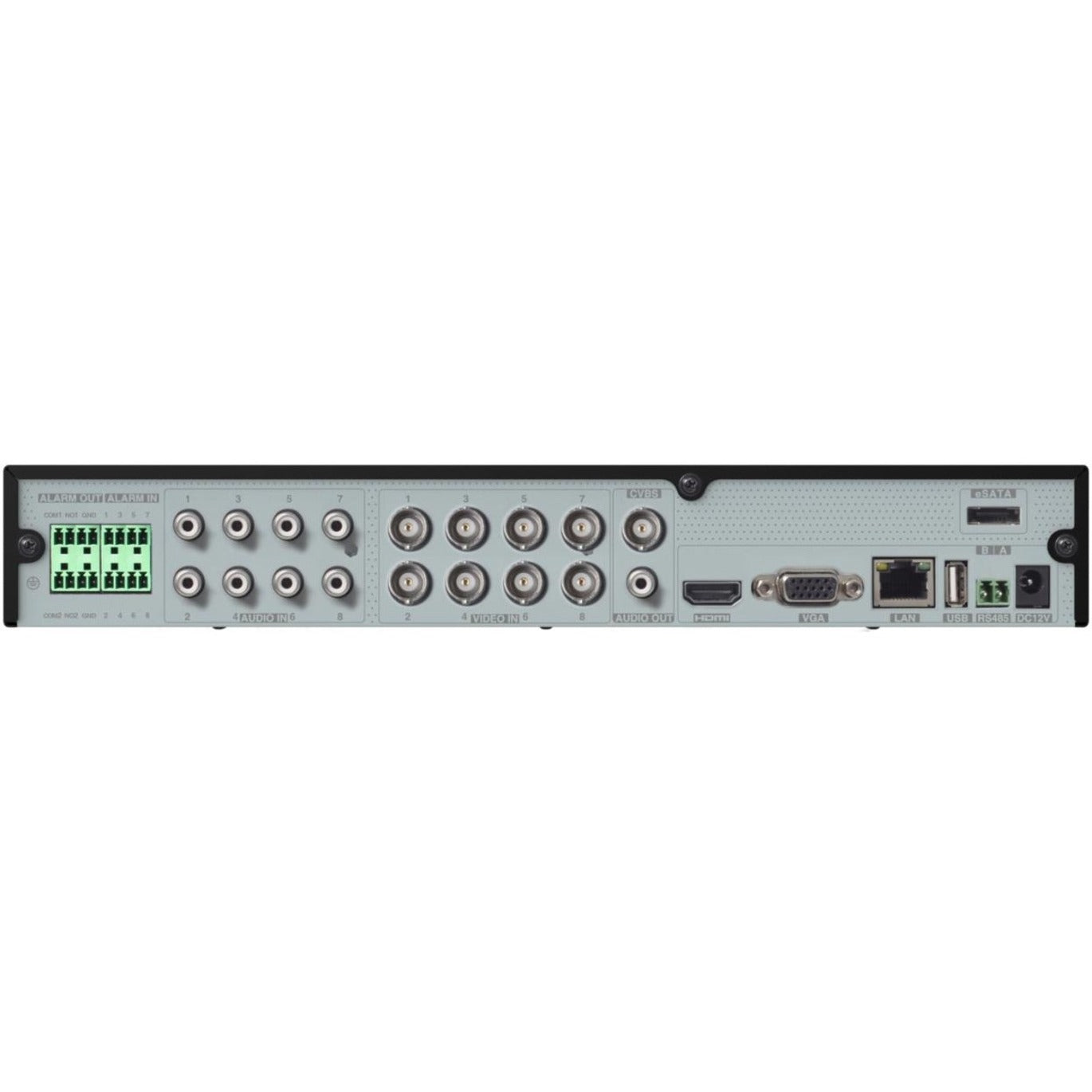 Speco 12 Channel Hybrid Digital Video Recorder 8 HD-TVI Channels Plus 4 IP Channels - 12 TB HDD