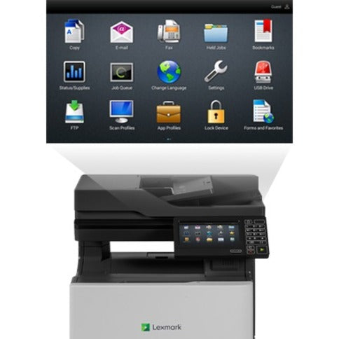 Lexmark CX725de Laser Multifunction Printer - Color - TAA Compliant