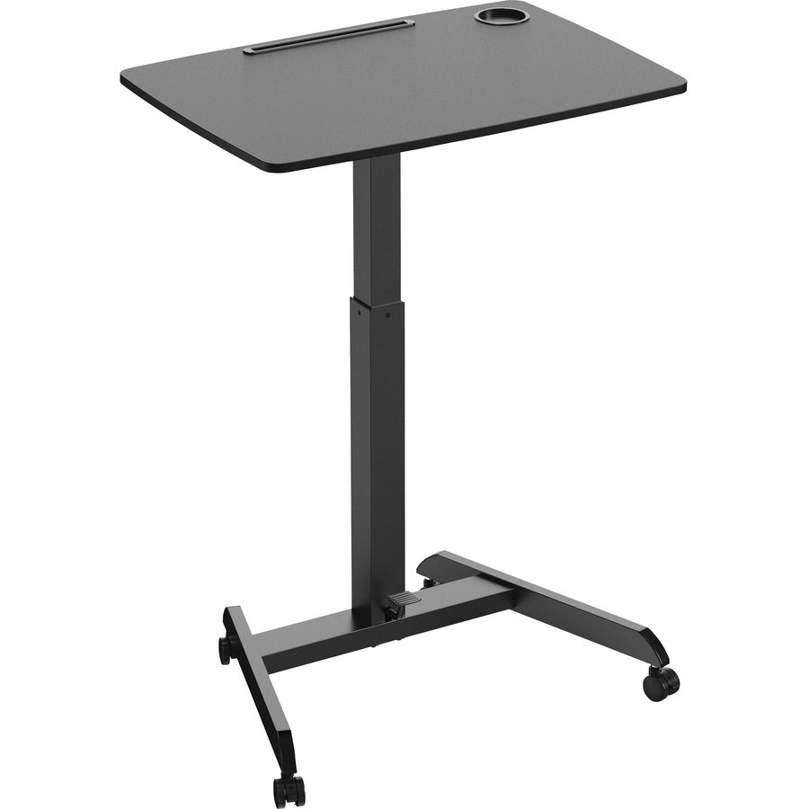 Kantek Adjustable Height Mobile Sit Stand Desk