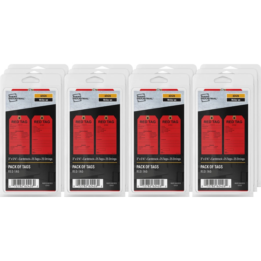 Avery&reg; Preprinted RED TAG 5S Hang Tags