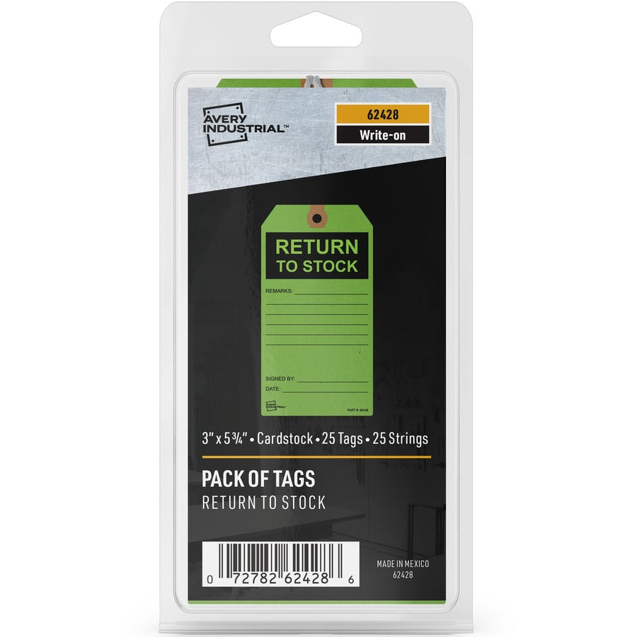 Avery&reg; RETURN TO STOCK Preprinted Inventory Tags