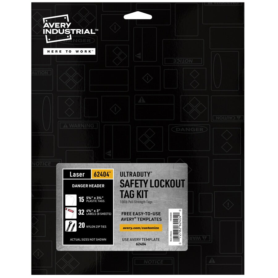 Avery&reg; UltraDuty Hazard Warning Tag Kit