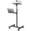 StarTech.com Mobile Projector and Laptop Stand/Cart Heavy Duty Portable Projector Stand/Presentation Cart (22lb/shelf) Height Adjustable