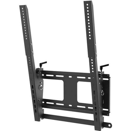StarTech.com Portrait/Vertical TV Wall Mount Heavy Duty TV Mount for 40-55 inch VESA Display (110lb/50kg) Tilt w/Lockable Security Bar