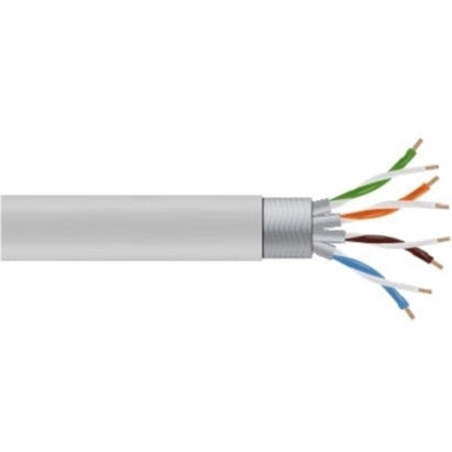 Black Box CAT6A Bulk Cable Stranded UTP 650 MHz CM PVC PoE 1000 ft