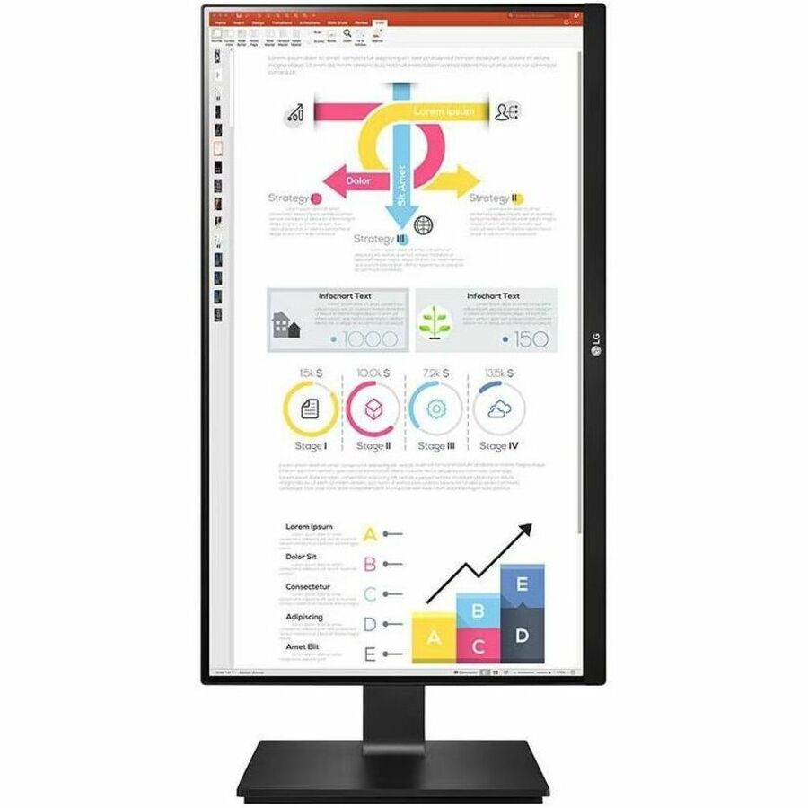 LG 24BP75Q-B 24" WQHD LCD Monitor - 16:9 - Black