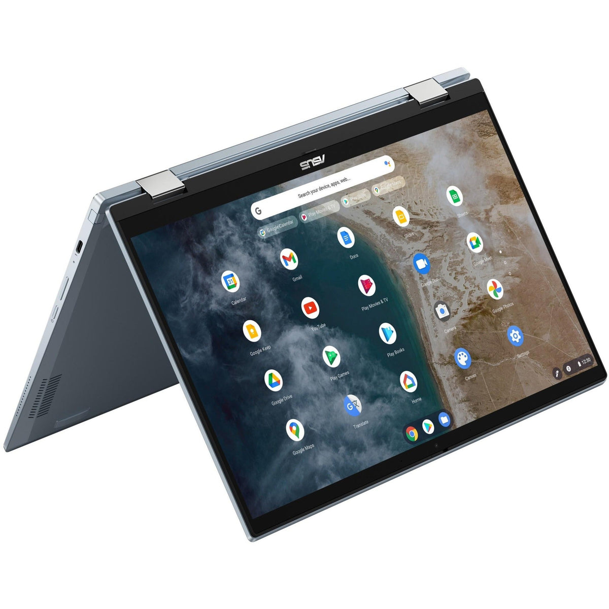 Asus Chromebook Flip CX5400 CX5400FMA-DN762T-S 14" Touchscreen Convertible 2 in 1 Chromebook - Full HD - 1920 x 1080 - Intel Core i7 11th Gen i7-1160G7 Quad-core (4 Core) 2.10 GHz - 16 GB Total RAM - 512 GB SSD - AI Blue